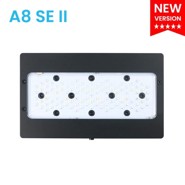 A8SE II Max and Blue 240W Full Spectrum WiFi App Programmable Marine LED Aquarium Light for Saltwater Coral Reef Fish Tank