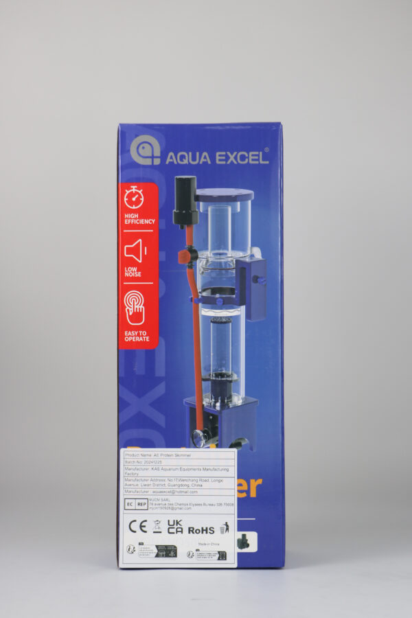 Aqua Excel AE-NANO40D/50D/70D DC 12V Mini Nano Coral Reef Saltwater Aquarium Fish Tank HOB Hang-On Back Filtration Protein Skimmer - Image 17