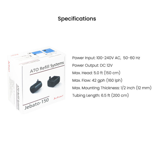 Jecod Jebao ATO Smart Refill Systems 100-240V Jebato-150 Aquarium Fish Tank Auto Top Off Water Level Controller - Image 7