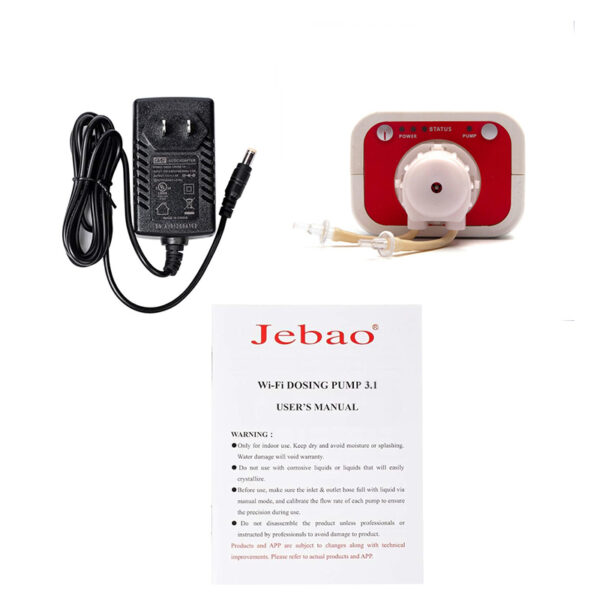Jebao Jecod Doser 3.1/3.4  DC 12V Latest WiFi Control Automatic Handle Saltwater Aquarium Dosing Pump for Marine Coral Reef Fish Tank - Image 8
