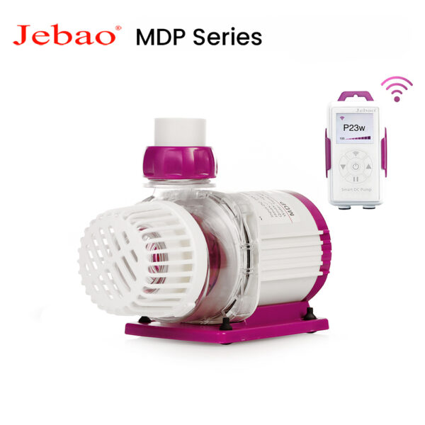 Jebao Jecod MDP Series Smart DC 24V WiFi Manual AP SINE Wave IC Electronic Wear-Resistant Saltwater Freshwater Aquarium Return Pump for Marine Coral Reef Fish Tank