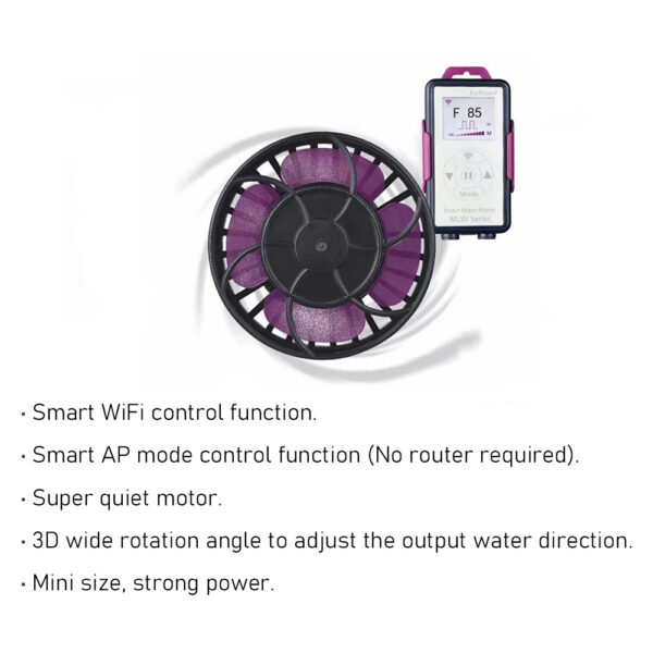 Jebao Jecod MLW Series Smart WiFi App Control Aquarium Fish Tank Wave Maker Pump with LCD Display Controller - Image 4