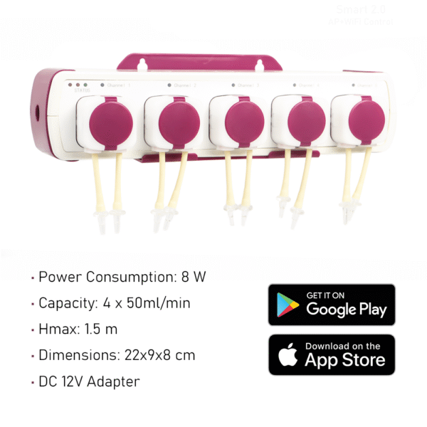 Jebao Jecod Smart Doser MD-4.5 WiFi Manual Control Aquarium Automatic Dosing Pump for Coral Reef Fish Tank - Image 6