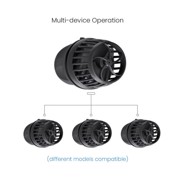 Jebao Jecod DMP-5/10/15/20/25/30/35/40/45/55/65 New Smart Bluetooth App Programmed Cordless Multi Device Aquarium Wavemaker Pump Freshwater Saltwater Fish Tank - Image 12