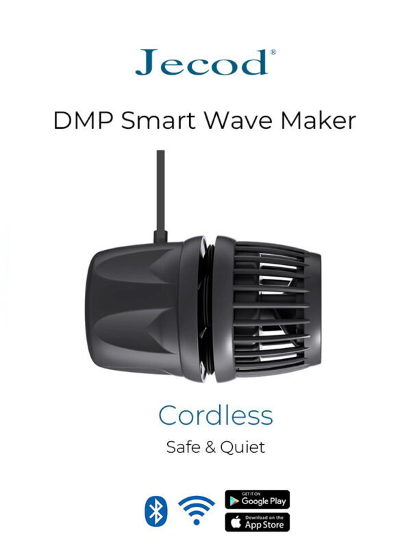 Jecod jebao DMP-10M/20M/30M/40M New Bluetooth WiFi App Cordless Device Aquarium Wavemaker Pump Freshwater Saltwater Fish Tank