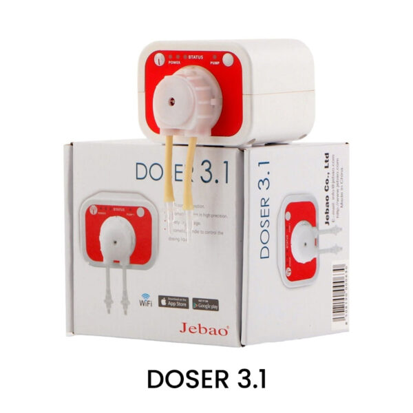 Jebao Jecod Doser 3.1/3.4  DC 12V Latest WiFi Control Automatic Handle Saltwater Aquarium Dosing Pump for Marine Coral Reef Fish Tank - Image 3