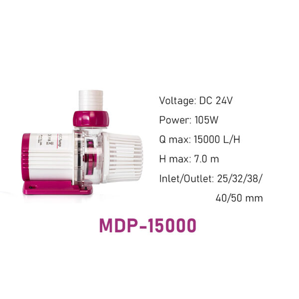 Jebao Jecod MDP Series Smart DC 24V WiFi Manual AP SINE Wave IC Electronic Wear-Resistant Saltwater Freshwater Aquarium Return Pump for Marine Coral Reef Fish Tank - Image 16