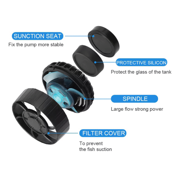 Jebao Jecod SLW Series WIFi App Manual Control Constant Compatible SINE Aquarium Wavemaker Pump for Freshwater Saltwater Fish Tank Coral Reef - Image 9