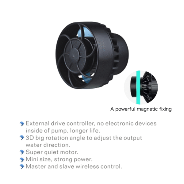 Jebao Jecod SLW Series WIFi App Manual Control Constant Compatible SINE Aquarium Wavemaker Pump for Freshwater Saltwater Fish Tank Coral Reef - Image 13