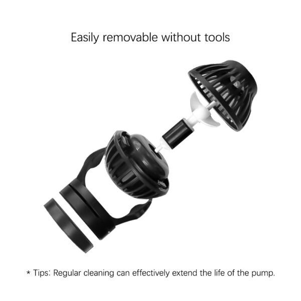 Jebao Jecod SW Series Wave Pump 2/4/8/15 Wireless Sync Super Magnetic 360° Flow for Coral Reef  Fish Tank Freshwater and Marine Aquariums - Image 9