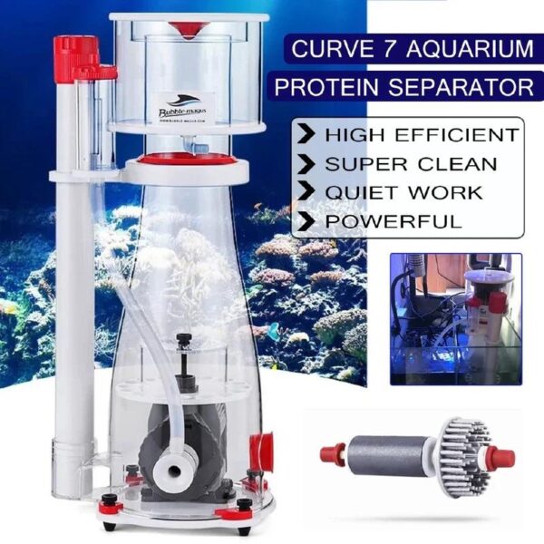 Bubble Magus Curve A3/A5/A8/A9 Aquarium Internal Protein Skimmer DC Pump Saltwater Marine Fish Tank Filter - Image 6