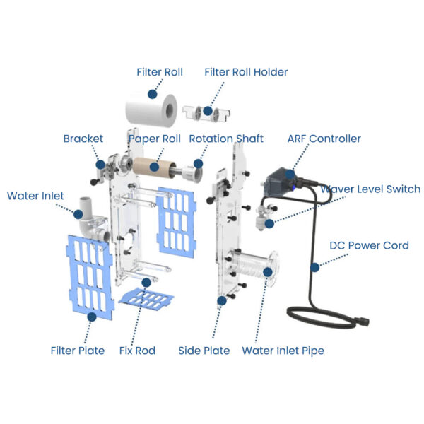 Bubble Magus ARF G2 Automatic Aquarium Roller Filter Fish Tank Auto Fleece Sump Filtration System ARF-S-G2 ARF-M-G2 ARF-L-G2 - Image 5