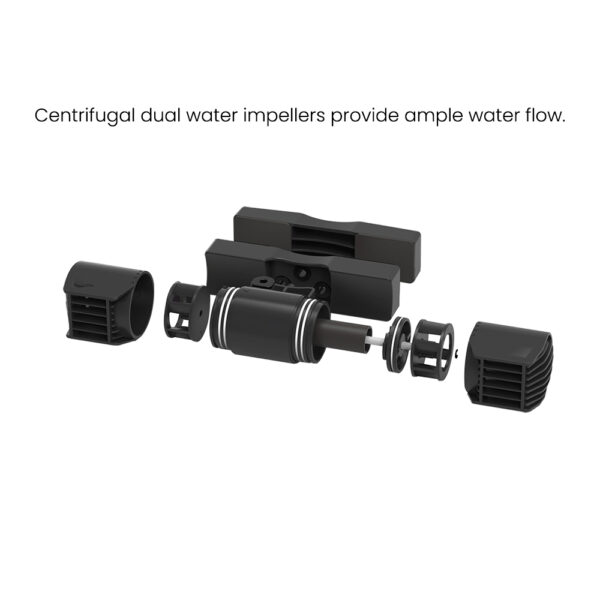 Bubble Magus DW13000 DC24V Dual Adjustable Magnetic 4 Stimulated Modes Sine Wave Freshwater Saltwater Reef Aquarium Wavemaker Pump with Controller for Marine Coral Fish Tank - Image 5