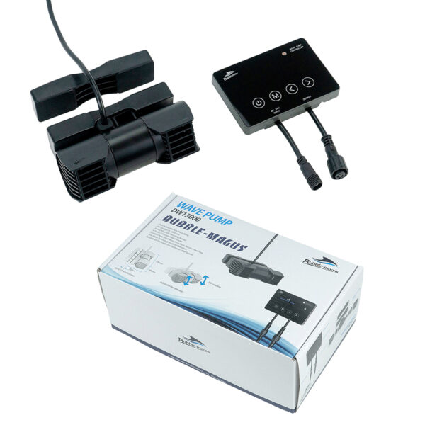 Bubble Magus DW13000 DC24V Dual Adjustable Magnetic 4 Stimulated Modes Sine Wave Freshwater Saltwater Reef Aquarium Wavemaker Pump with Controller for Marine Coral Fish Tank - Image 6
