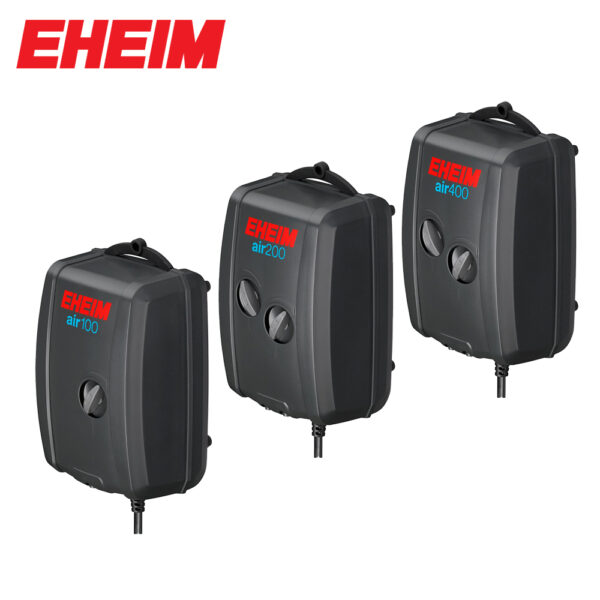EHEIM Airflow Adjustable Saltwater Freshwater Aquarium Fish Tank Air Pump Air100/200/400 with Airline Airstone Diffuser - Image 2