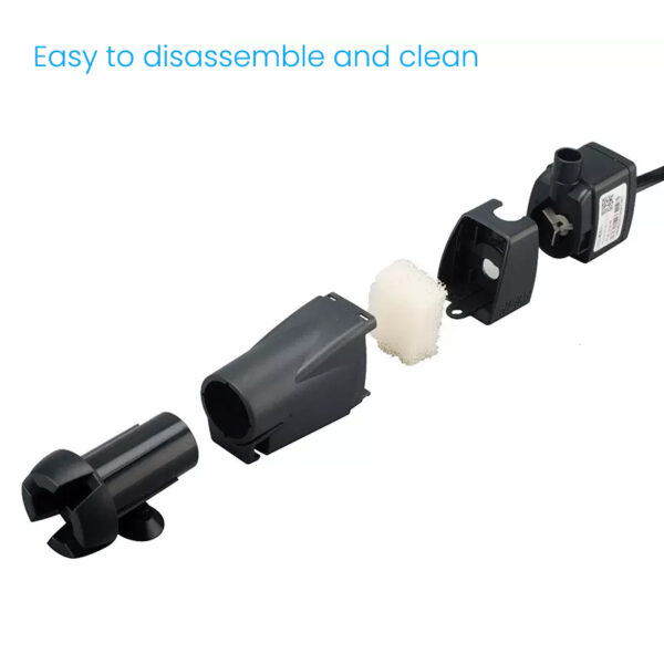 EHEIM Skim350 220V 5W Adjustable Flow Freshwater Saltwater Aquarium Filter Micro Surface Skimmer with Pump - Image 6