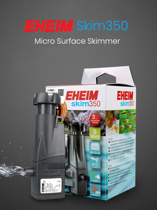 EHEIM Skim350 220V 5W Adjustable Flow Freshwater Saltwater Aquarium Filter Micro Surface Skimmer with Pump - Image 10