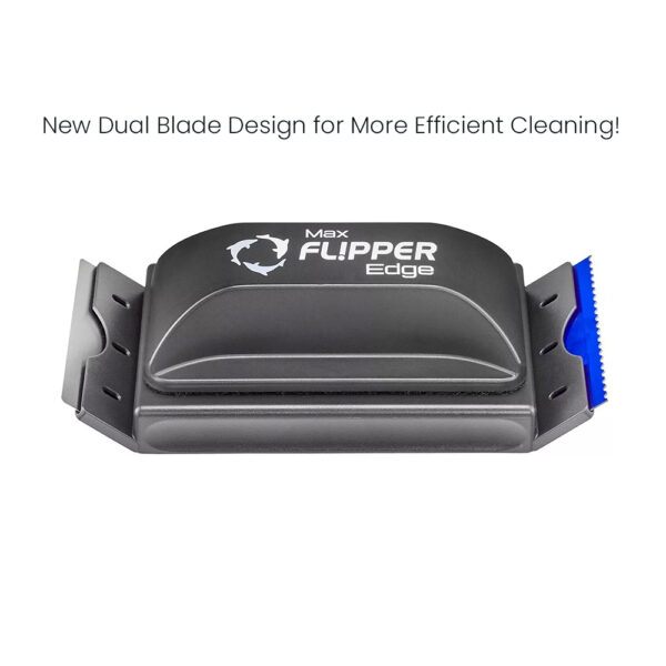 Flipper Edge Standard Max 2 in 1 Floating Magnetic Glass Acrylic Fish Tank Aquarium Algae Cleaner with Dual Blades - Image 5