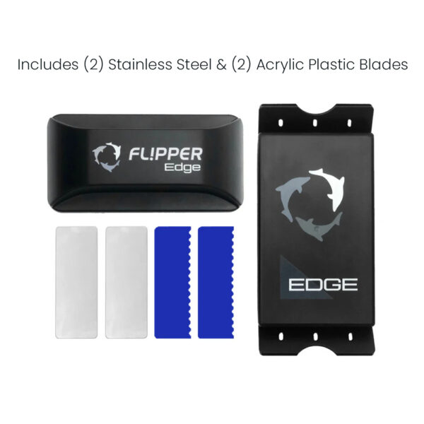 Flipper Edge Standard Max 2 in 1 Floating Magnetic Glass Acrylic Fish Tank Aquarium Algae Cleaner with Dual Blades - Image 7