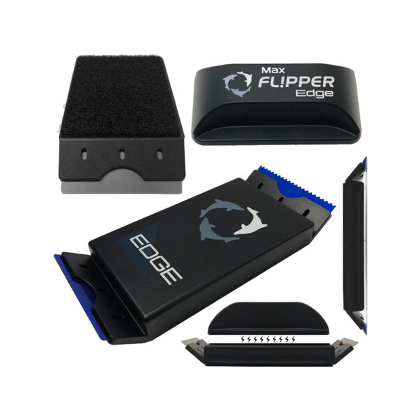 Flipper Edge Standard Max 2 in 1 Floating Magnetic Glass Acrylic Fish Tank Aquarium Algae Cleaner with Dual Blades - Image 8