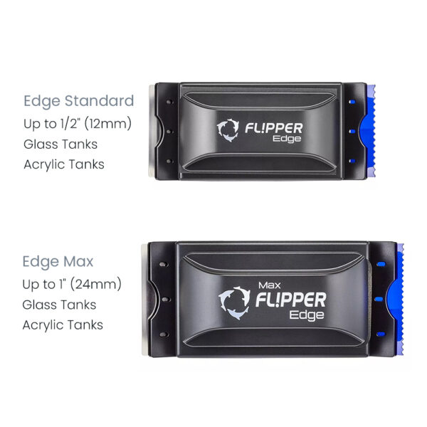 Flipper Edge Standard Max 2 in 1 Floating Magnetic Glass Acrylic Fish Tank Aquarium Algae Cleaner with Dual Blades - Image 9