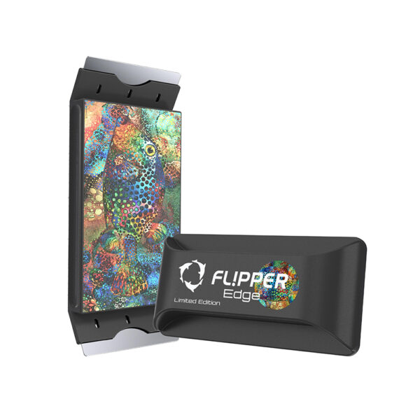 Flipper Edge Limited Edition Max Tang Puffer Glass Acrylic Fish Tank 2 In 1 Floating Magnetic Aquarium Algae Cleaner with Dual Blades - Image 3