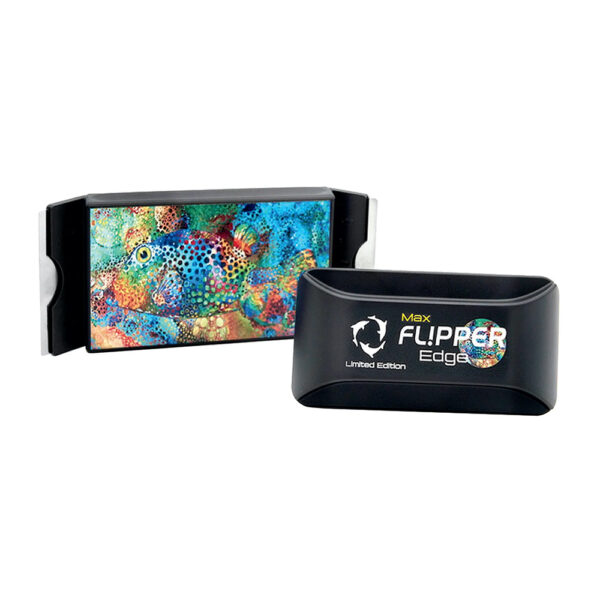 Flipper Edge Limited Edition Max Tang Puffer Glass Acrylic Fish Tank 2 In 1 Floating Magnetic Aquarium Algae Cleaner with Dual Blades - Image 9