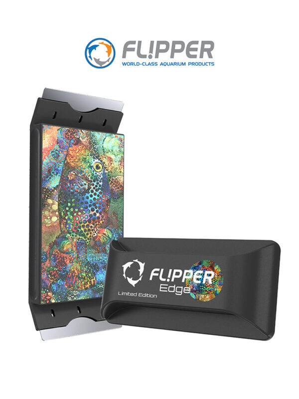 Flipper Edge Limited Edition Max Tang Puffer Glass Acrylic Fish Tank 2 In 1 Floating Magnetic Aquarium Algae Cleaner with Dual Blades - Image 8