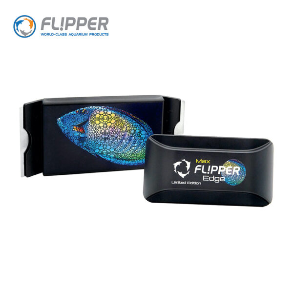 Flipper Edge Limited Edition Max Tang Puffer Glass Acrylic Fish Tank 2 In 1 Floating Magnetic Aquarium Algae Cleaner with Dual Blades - Image 10