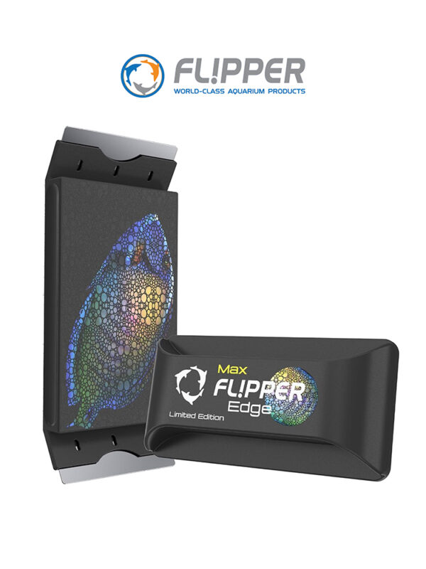 Flipper Edge Limited Edition Max Tang Puffer Glass Acrylic Fish Tank 2 In 1 Floating Magnetic Aquarium Algae Cleaner with Dual Blades - Image 16