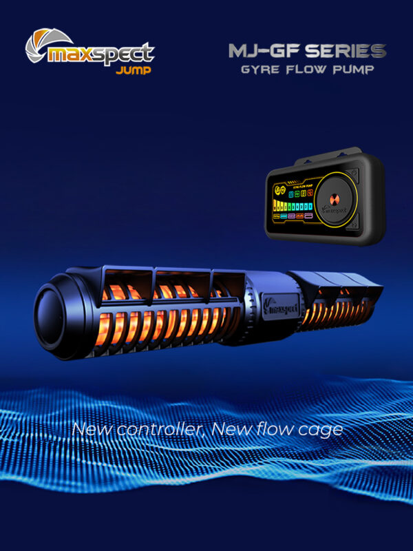 Maxspect Jump MJ-GF Series Gyre New Cage Colorful Crossflow Saltwater Aquarium Wavemaker Pump with Controller for Marine Coral Reef Fish Tank - Image 9
