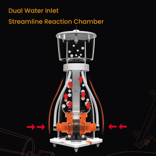 Maxspect Jump SK Series Dual Intake Needle DC Powered Feeding Mode Precision Near Silent Easy Maintenance Saltwater Aquarium Protein Skimmer for Marine Coral Reef Fish Tank - Image 5