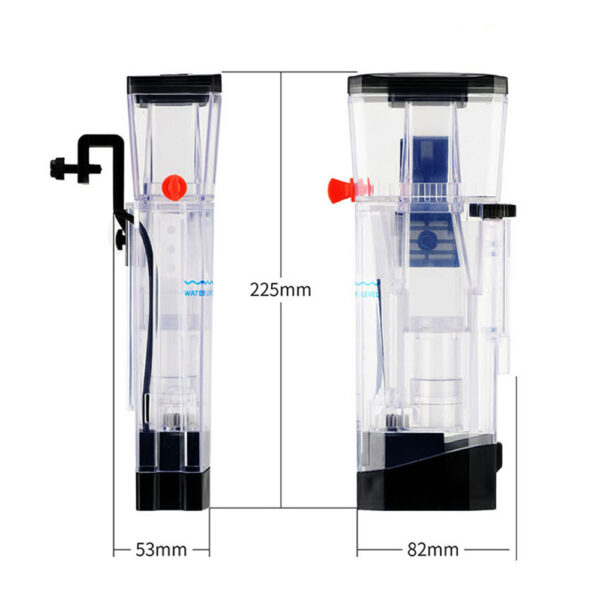 Bubble Magus Mini Q DC5V AIO Sumpless Silicone USB Aquarium Internal Nano Protein Skimmer for Saltwater Small Fish Tank Up to 20 Gallons - Image 3