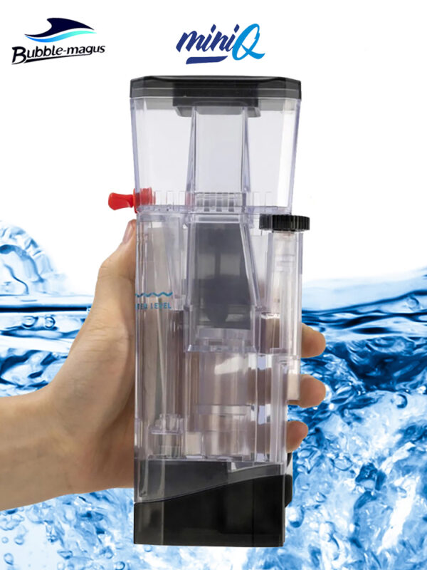 Bubble Magus Mini Q DC5V AIO Sumpless Silicone USB Aquarium Internal Nano Protein Skimmer for Saltwater Small Fish Tank Up to 20 Gallons