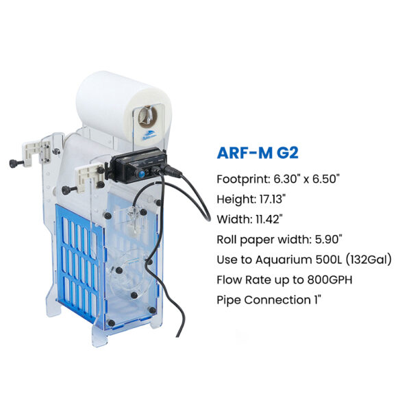 Bubble Magus ARF G2 Automatic Aquarium Roller Filter Fish Tank Auto Fleece Sump Filtration System ARF-S-G2 ARF-M-G2 ARF-L-G2 - Image 11