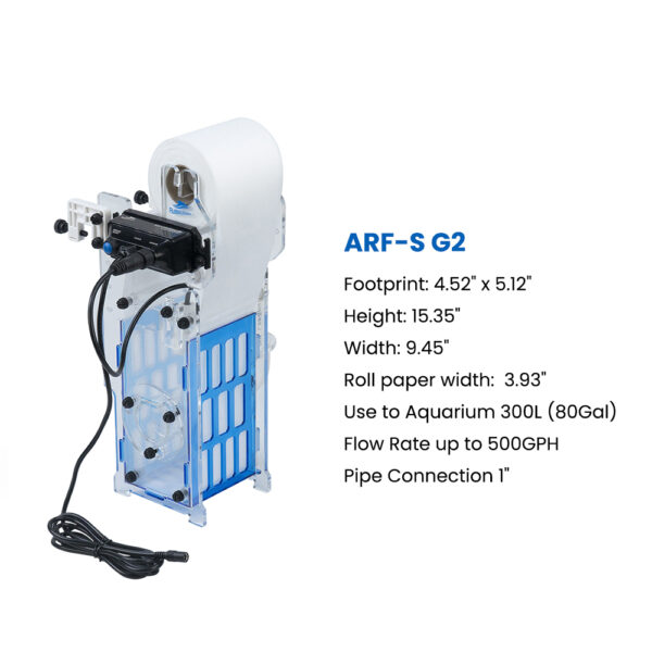 Bubble Magus ARF G2 Automatic Aquarium Roller Filter Fish Tank Auto Fleece Sump Filtration System ARF-S-G2 ARF-M-G2 ARF-L-G2 - Image 12