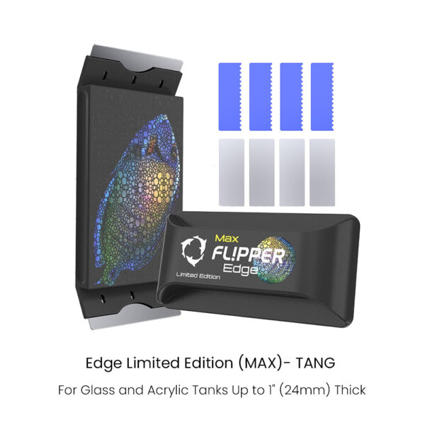Flipper Edge Limited Edition Max Tang Puffer Glass Acrylic Fish Tank 2 In 1 Floating Magnetic Aquarium Algae Cleaner with Dual Blades - Image 20