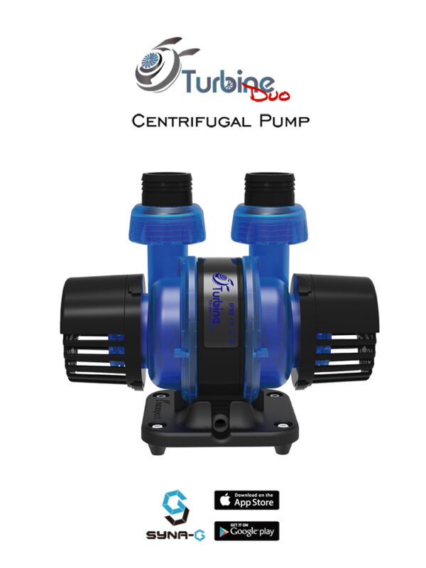 Maxspect ICV6 Syna-G App Silent Multi Directional 2 Intakes Outputs SINE Wave Compact Saltwater Aquarium Turbine Duo Pump for Marine Coral Reef Fish Tank