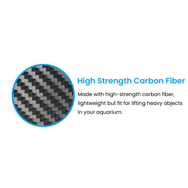 Maxspect Neutral Buoyancy High Strength Carbon Fiber Silicon Coated Tips Saltwater Aquarium Coral Tweezers for Marine Coral Reef Fish Tank - Image 4