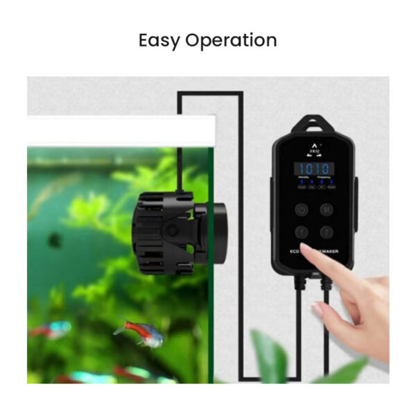 ZKSJ Eco Slim 6000/10000/15000/20000/25000 DC Mini Marine Salterwater Freshwater Coral Reef Fish Tank Aquarium Wavemaker Pump with Controller - Image 8