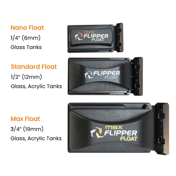 Flipper Nano/Standard/Max Float Glass Acrylic Fish Tank 2 in 1 Magnet Aquarium Algae Cleaner Scrubber and Scraper - Image 8