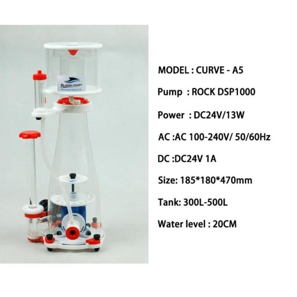 Bubble Magus Curve A3/A5/A8/A9 Aquarium Internal Protein Skimmer DC Pump Saltwater Marine Fish Tank Filter - Image 9