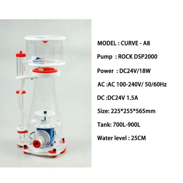 Bubble Magus Curve A3/A5/A8/A9 Aquarium Internal Protein Skimmer DC Pump Saltwater Marine Fish Tank Filter - Image 10