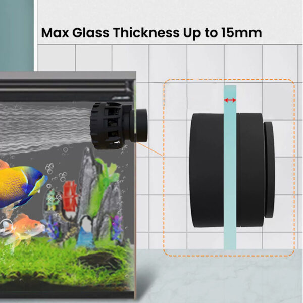 ZKSJ 4th Generation Smart Slim WiFi App Remote Control Salterwater Freshwater Aquarium Wavemaker Pump for Marine Coral Reef Fish Tank - Image 10