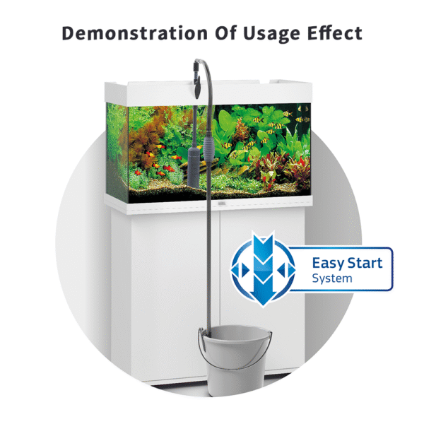 Juwel Fish tank Water change pipe Hand pinch Fully automatic cycle Pumping Washing sand Suction toilet cleaning tools - Image 7