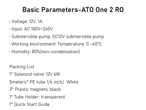 Kamoer ATO ONE 2 Smart Aquarium Automatic Water Replenisher with Newly Upgraded Optical Liquid Level Sensor for Fish Tank - Image 11