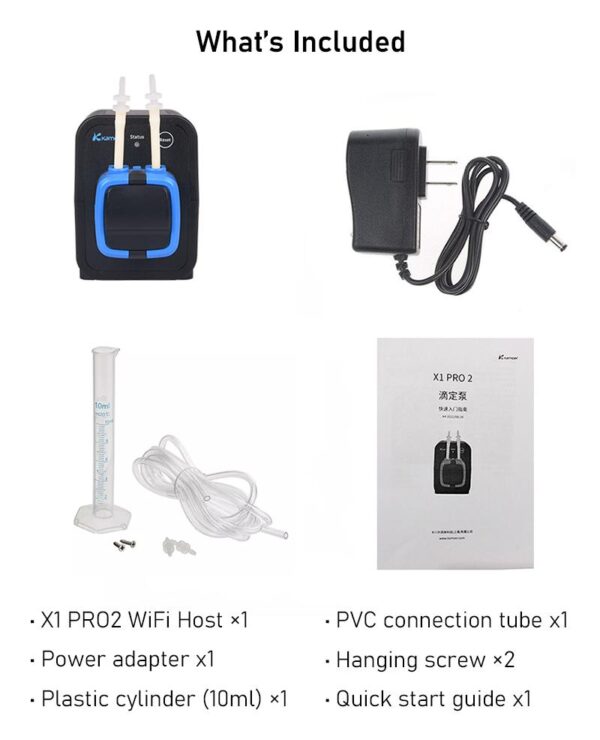 Kamoer X1 PRO 2 V2 Bluetooth WiFi APP Dosing Pump Fish Tank Aquarium Pump Nutrient Droplet Pump - Image 14