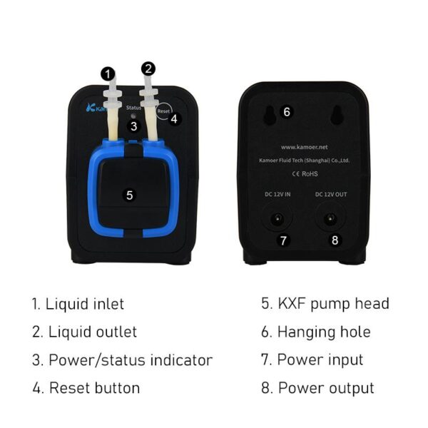 Kamoer X1 PRO 2 V2 Bluetooth WiFi APP Dosing Pump Fish Tank Aquarium Pump Nutrient Droplet Pump - Image 7