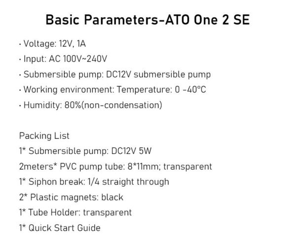 Kamoer ATO ONE 2 Smart Aquarium Automatic Water Replenisher with Newly Upgraded Optical Liquid Level Sensor for Fish Tank - Image 8