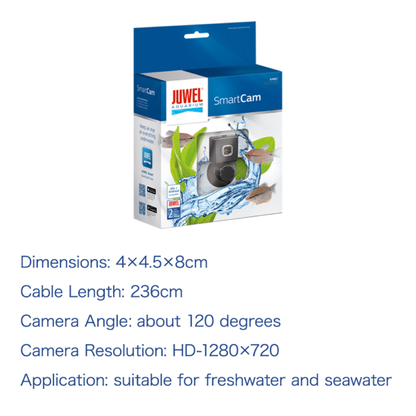 JUWEL SmartCam Pro WiFi Aquarium Monitoring Camera 1080P HD Fish Tank Camera with Night Vision Remote Viewing & Feeding Reminder for Aquarium Pond Terrarium - Image 7